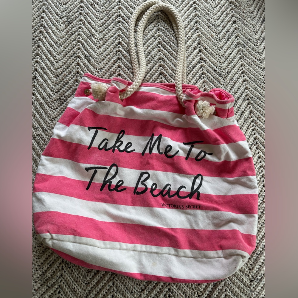 Victoria’s Secret canvas beach bag